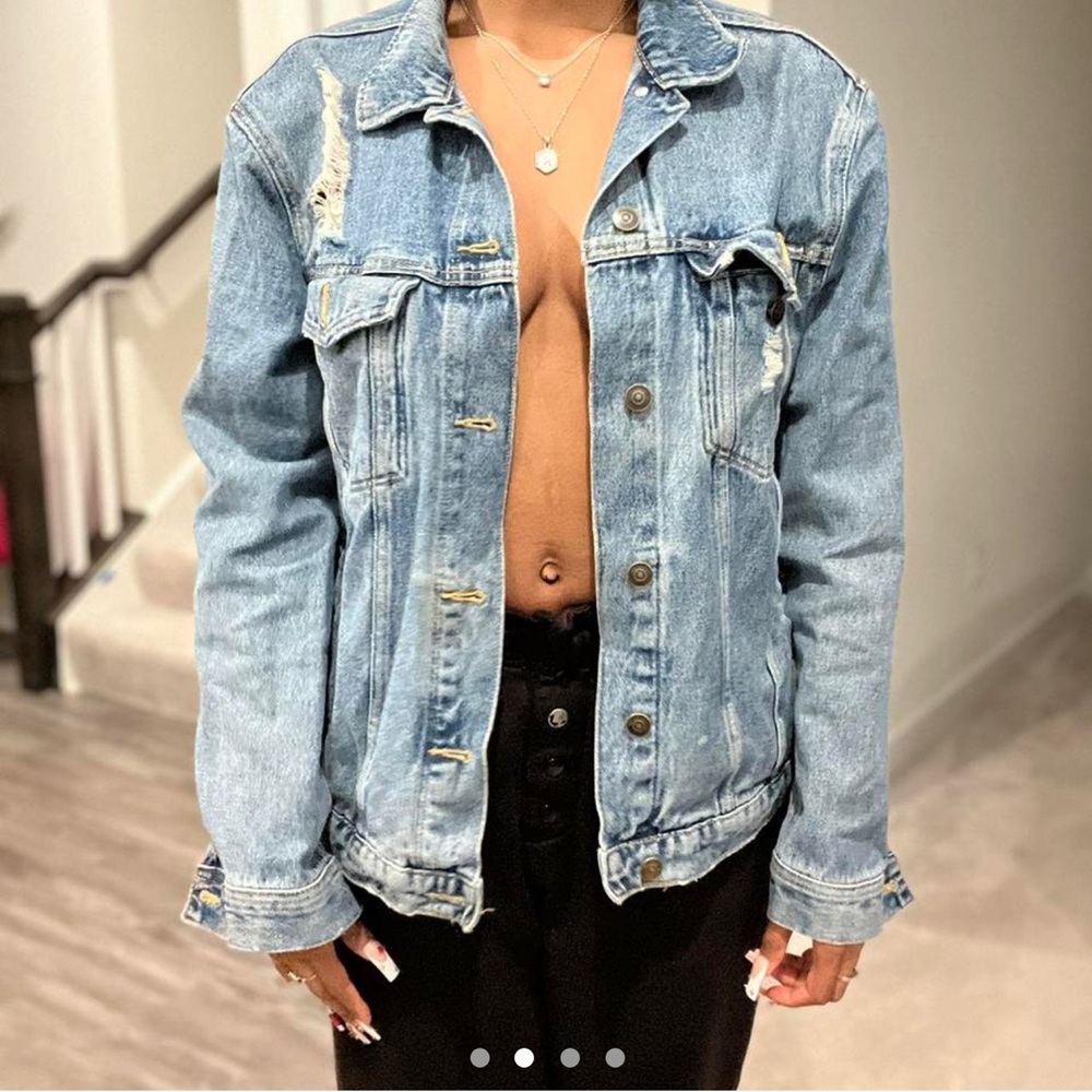 Distressed Denim jacket